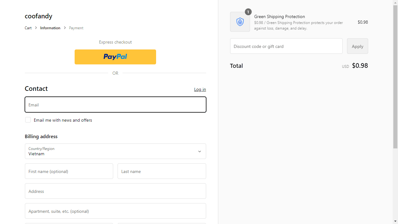 How to apply Coofandy coupon code
